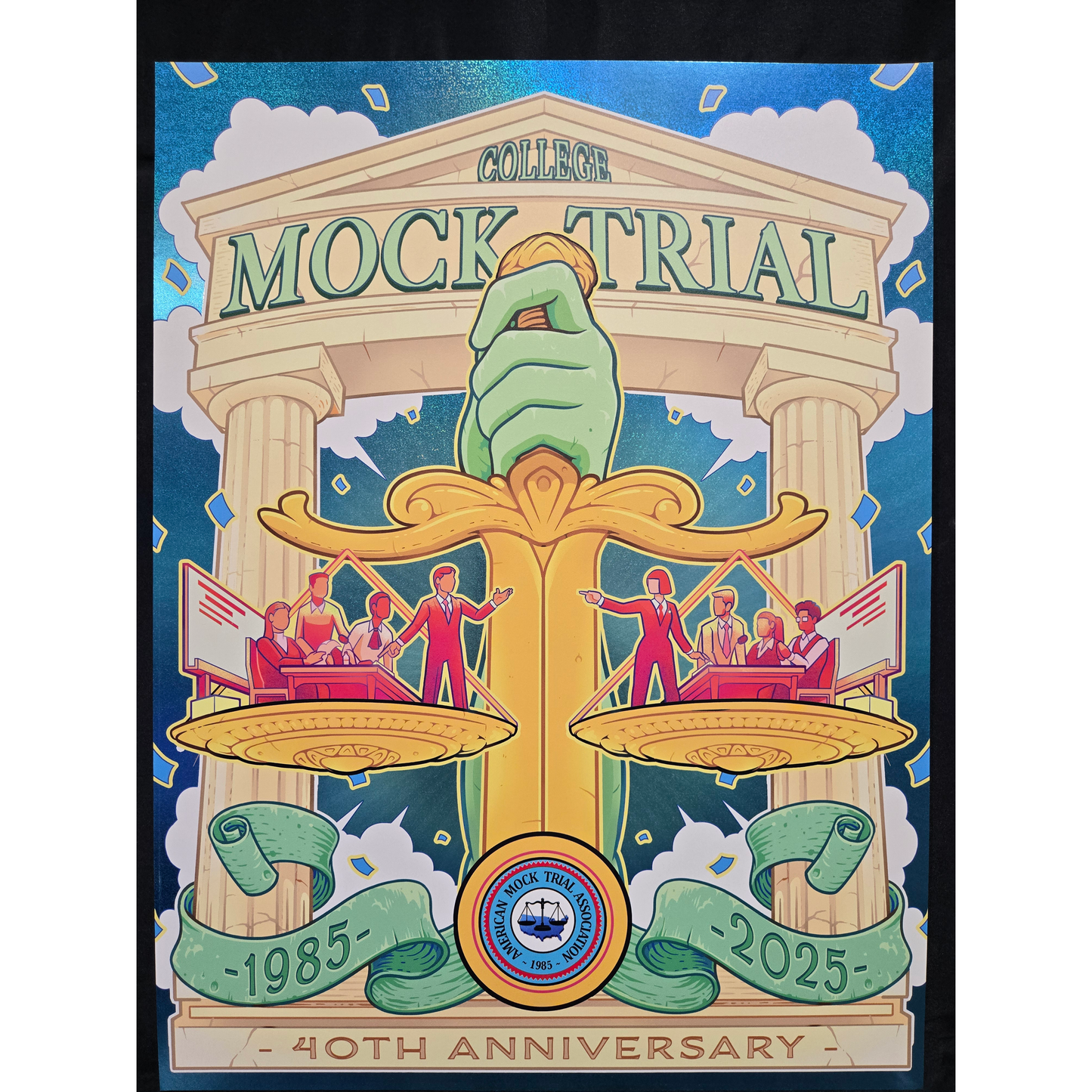 40th Anniversary Mock Trial Commemorative Poster