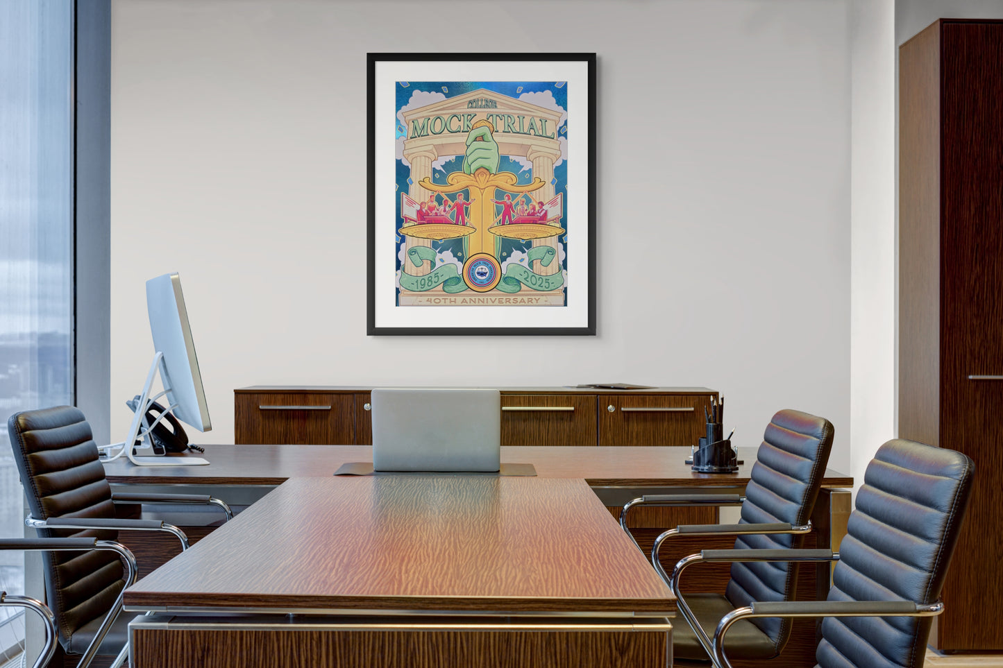 40th Anniversary Mock Trial Commemorative Poster