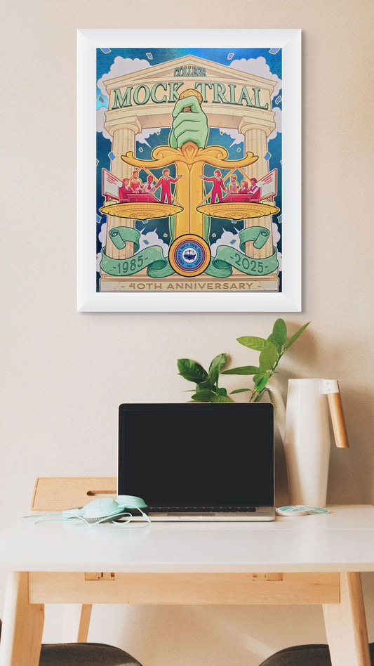 40th Anniversary Mock Trial Commemorative Poster